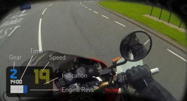 GPS In Motorcycle Helmet